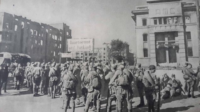 Освобождение Сталино Почтамт 1943 год